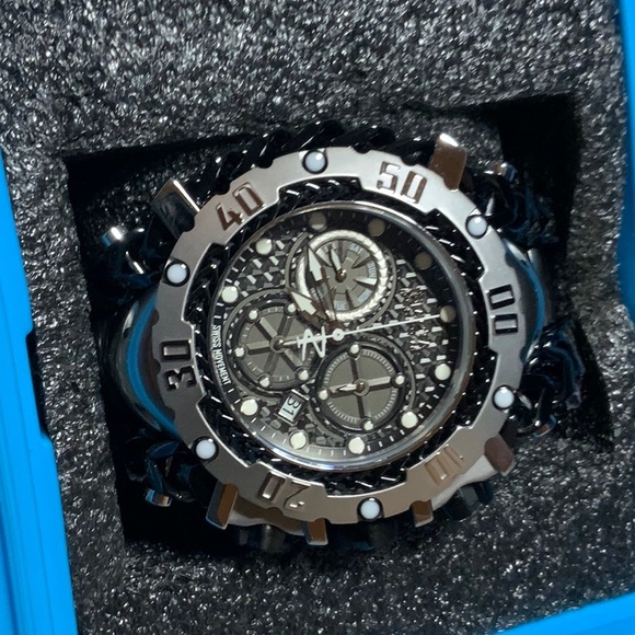 Invicta Reserve Men's 61mm Gladiator Swiss Quartz Chronograph Bracelet Watch - Picture 2 of 7